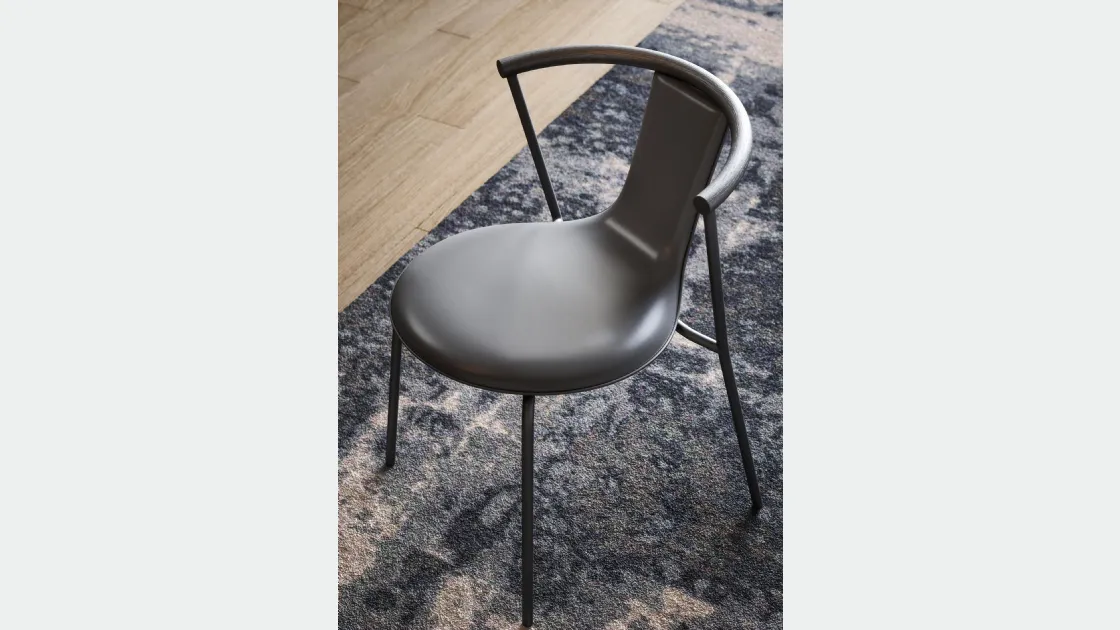 Sedia Agel Cuoio di Novamobili