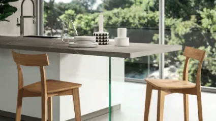 Sgabello Grace in legno di FGF Mobili