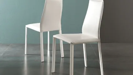 Sedia moderna in cuoio Hippo di Altacom