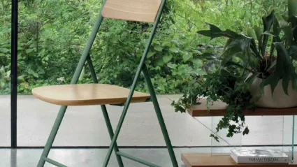 Sedia pieghevole Jolie Wood di Altacom