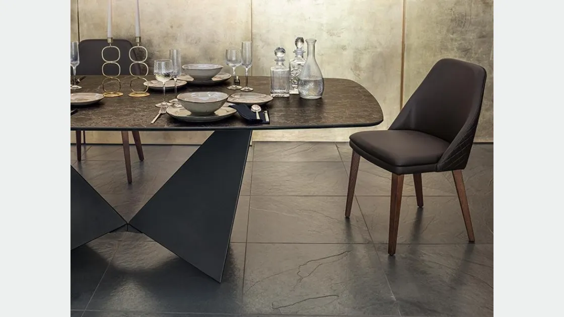 Sedia Polly Wood di Compar Italia