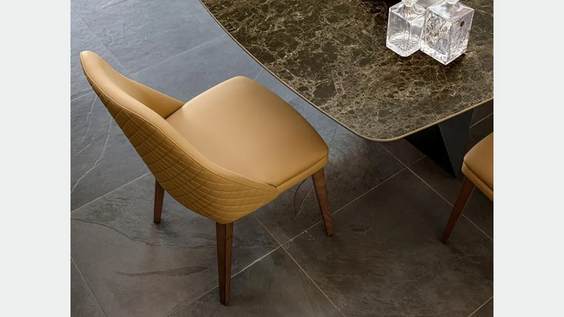 Sedia Polly Wood di Compar Italia