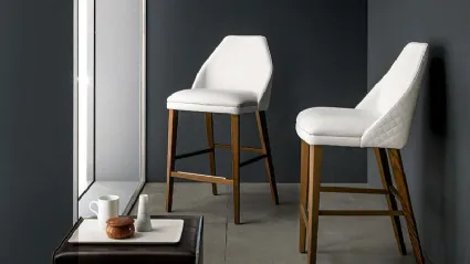 Sgabello Polly Wood di Compar Italia