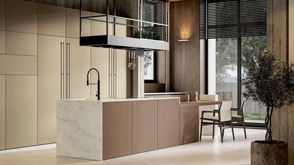 Cucina Moderna con isola Daytona Game di Arrex