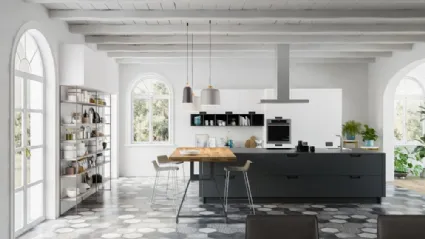 Cucina Moderna Fenix Laccato Opaco di Arrex