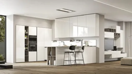 Cucina Moderna con penisola Loft 2|2 03 di Arrex